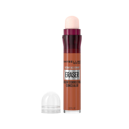 Instant Age Rewind de Maybelline New York, correcteur de teint, neutralise les teintes de bleu et l’hyperpigmentation, pigments qui s’estompent facilement, orange, 6 ml