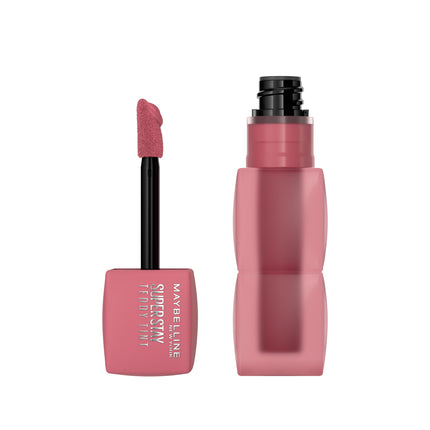 Maybelline Teddy Tint, teinte douce pour les lèvres, sensation de légèreté, 12 heures de port, fini transparent ou flou, Knee High, 5.4 ml
