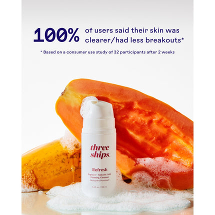REFRESH PAPAYA + SALICYLIC ACID FOAMING CLEANSER