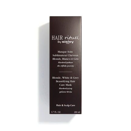 Masque soin embellisseur cheveux blonds, blancs et gris