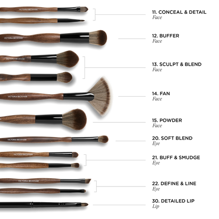 Brush Collection 30 Detailed Lip