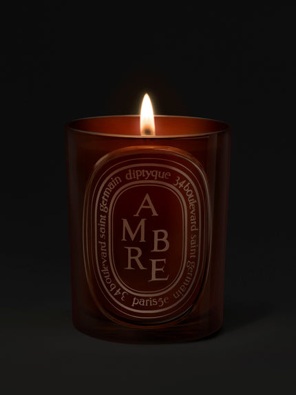 Ambre (Amber) Scented Medium Candle