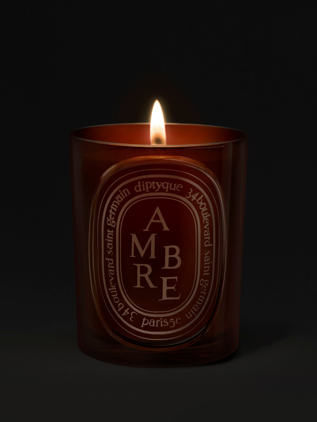 Ambre (Amber) Scented Medium Candle