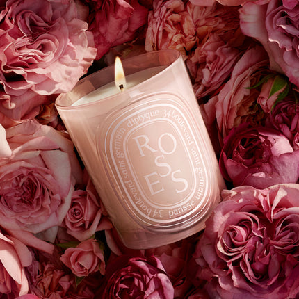 Roses Scented Medium Medium Candle