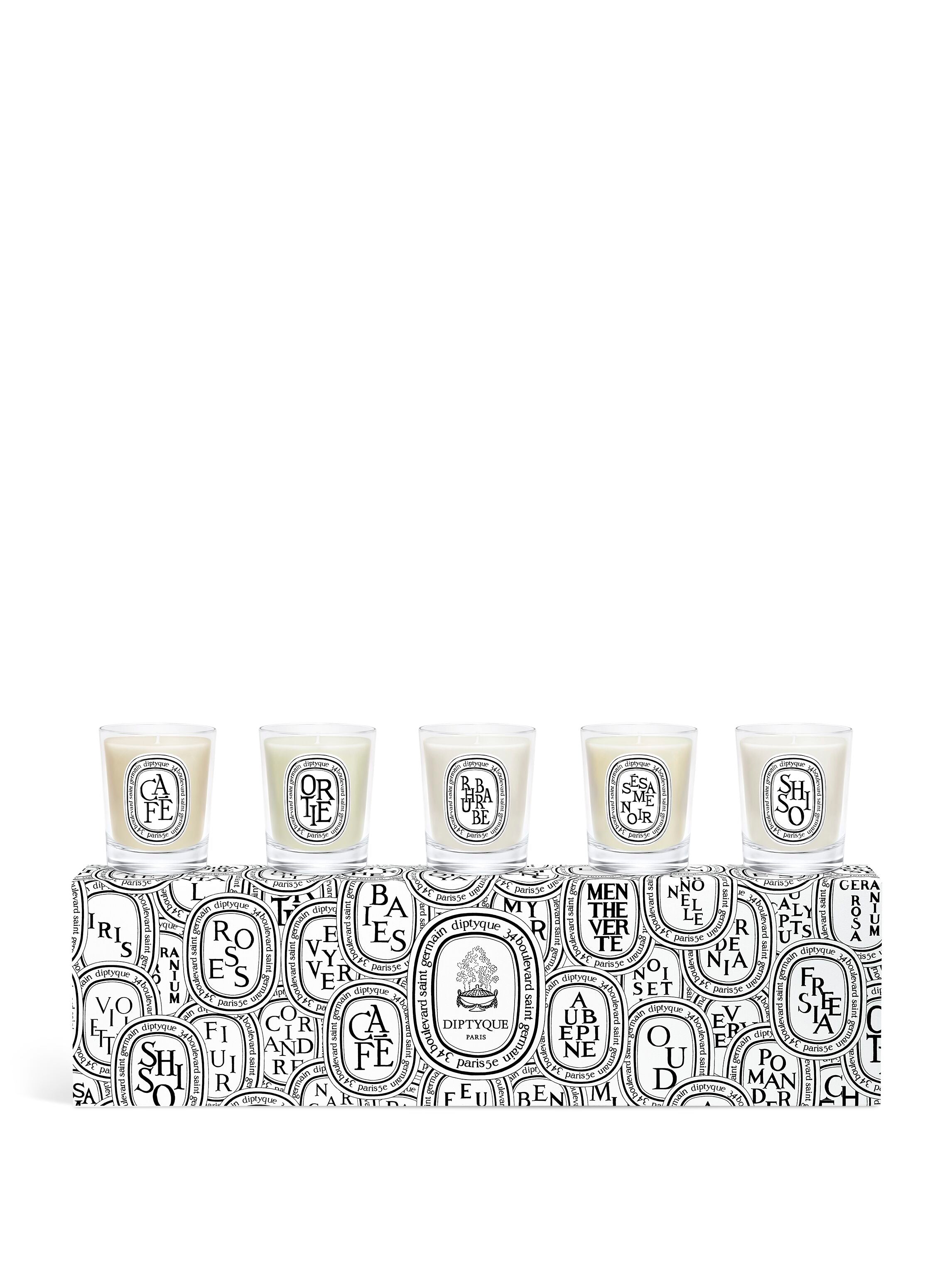Set of 5 miniature candles