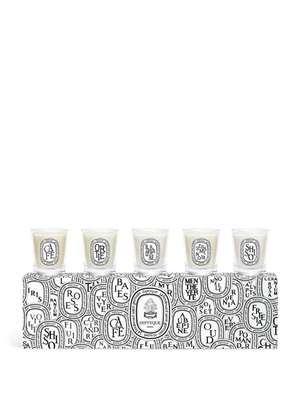 Set of 5 miniature candles