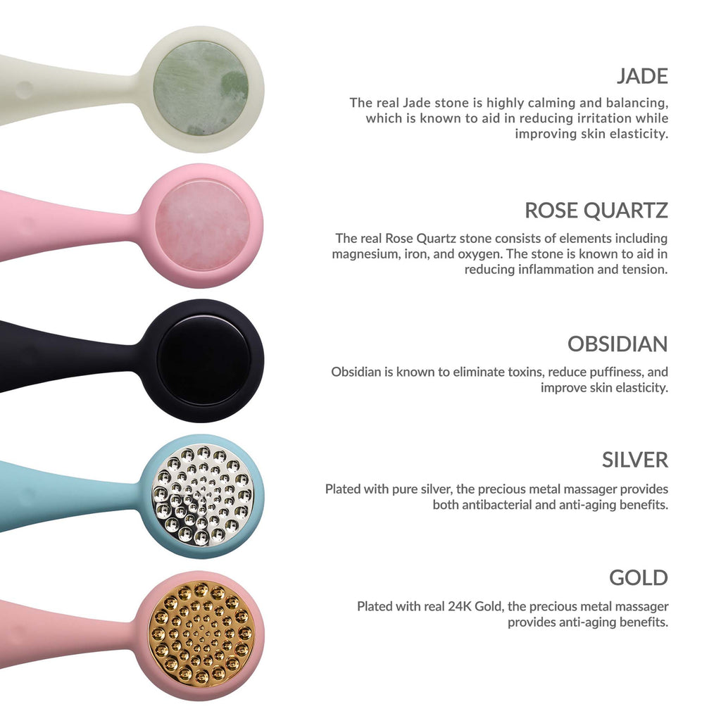 PMD Clean Pro Jade - Appareil de nettoyage intelligent pour le visage avec le masseur de thermothérapie ActiveWarmth