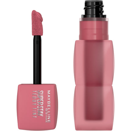 Maybelline Teddy Tint, teinte douce pour les lèvres, sensation de légèreté, 12 heures de port, fini transparent ou flou, Knee High, 5.4 ml