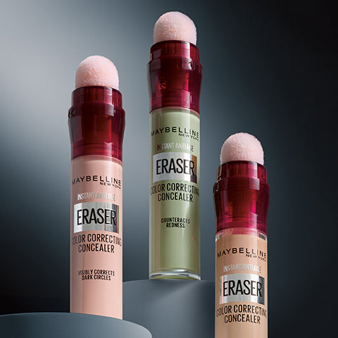 Instant Age Rewind de Maybelline New York, correcteur de teint, réduit les rougeurs et les imperfections, pigments qui s’estompent facilement, vert, 6 ml