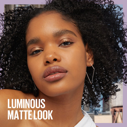 Maybelline New York Super Stay Lumi Matte Foundation, Up to 30H Wear, Luminous Matte, Buildable Coverage, Amino Acids, 368, 35 ml