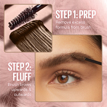 Maybelline New York Superfluff Brow Mousse, All-Day Wear, Full Brows, Airy Volumising Mousse, 5ml