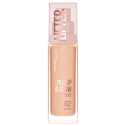 MAYBELLINE  LIFTER GLOW FOUNDATION 102