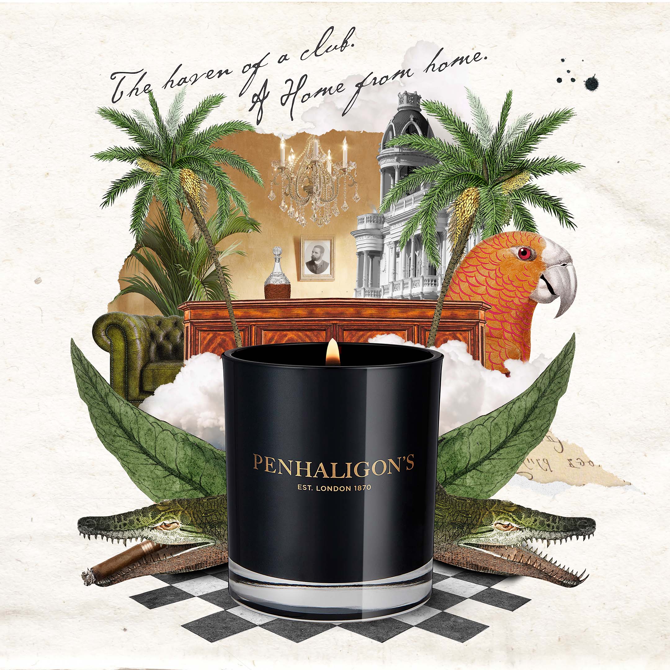 Maduro Leaf Candle