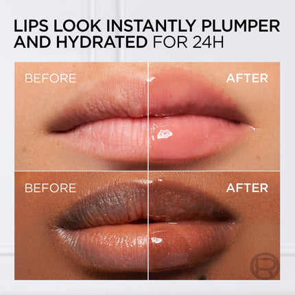 L’Oreal Paris Plump Ambition Tinted Lip Oil, Plumping Lip Gloss, Gentle Tingling, Non Sticky, Hydrating and Moisturizing, Infused with Hyaluronic Acid, 5 ml
