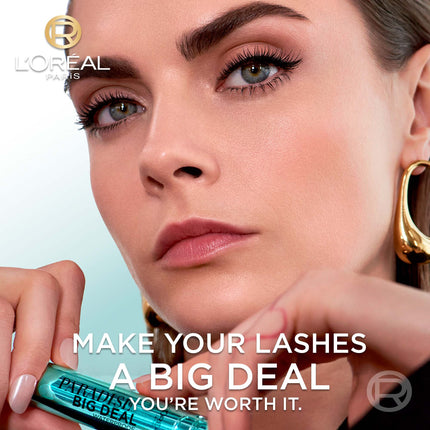 L'Oréal Paris Paradise Big Deal Volumizing Mascara, Buildable & Lengthening Mascara, No Clumps, Lightweight, 10.9 ml