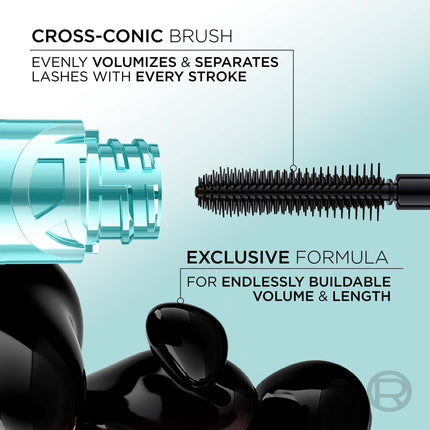 L'Oréal Paris Paradise Big Deal Volumizing Mascara, Buildable & Lengthening Mascara, No Clumps, Lightweight, 10.9 ml