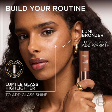 L'OREAL LUMI Stick bronzant Rose ensoleillé