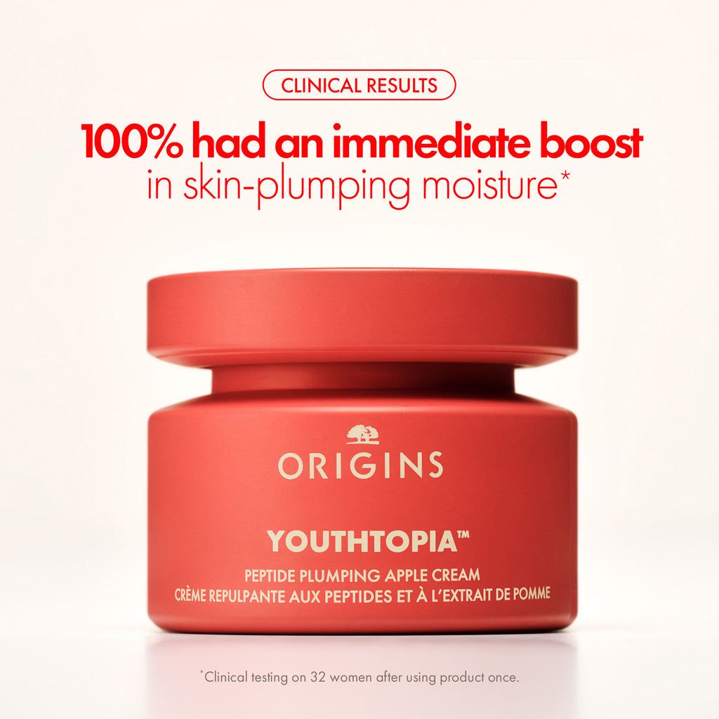 Hydratant repulpant pour le visage aux peptides et à l’extrait de pomme
YOUTHTOPIA™