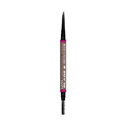 NYX Professional Makeup Blade & Shade, Dual Edged Brow Pencil, Up to 16HR wear, Smooth-glide pigment, Smudge & Transfer Resistant