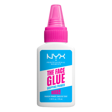 NYX Professional Makeup The Face Glue Primer, Gripping Primer, With POLYGLUTAMIC ACID for Hydration & MAPLE SYRUP for Grip, Up to 24 hour Hydration & Makeup Wear