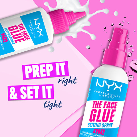NYX Professional Makeup The Face Glue Primer, Gripping Primer, With POLYGLUTAMIC ACID for Hydration & MAPLE SYRUP for Grip, Up to 24 hour Hydration & Makeup Wear