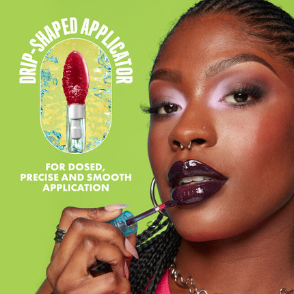 NYX Professional Makeup Lip IV Hydrating Gloss Stain, Lip Gloss, Infused with VITAMINS & COCONUT WATER, Up to 12HR Hydration, High Pigment, Wet Shine Finish