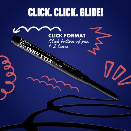 Nyx Epic Inky Stix Matte Black Screen - Produit Maquillage Nyx