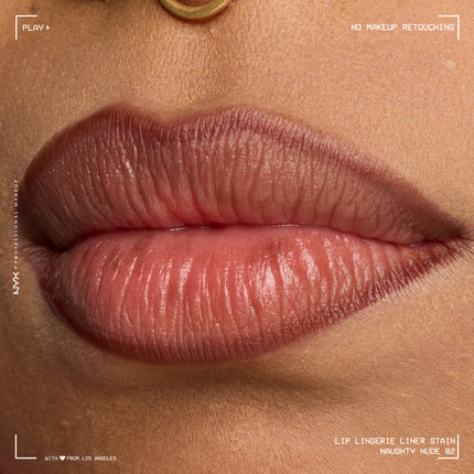 Nyx Lip Lingerie Liner Stain Naughty Nude - Produit Maquillage Nyx