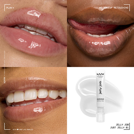 Nyx Jelly Job Full Bodied Shine Gloss Just Jelly - Produit Maquillage Nyx