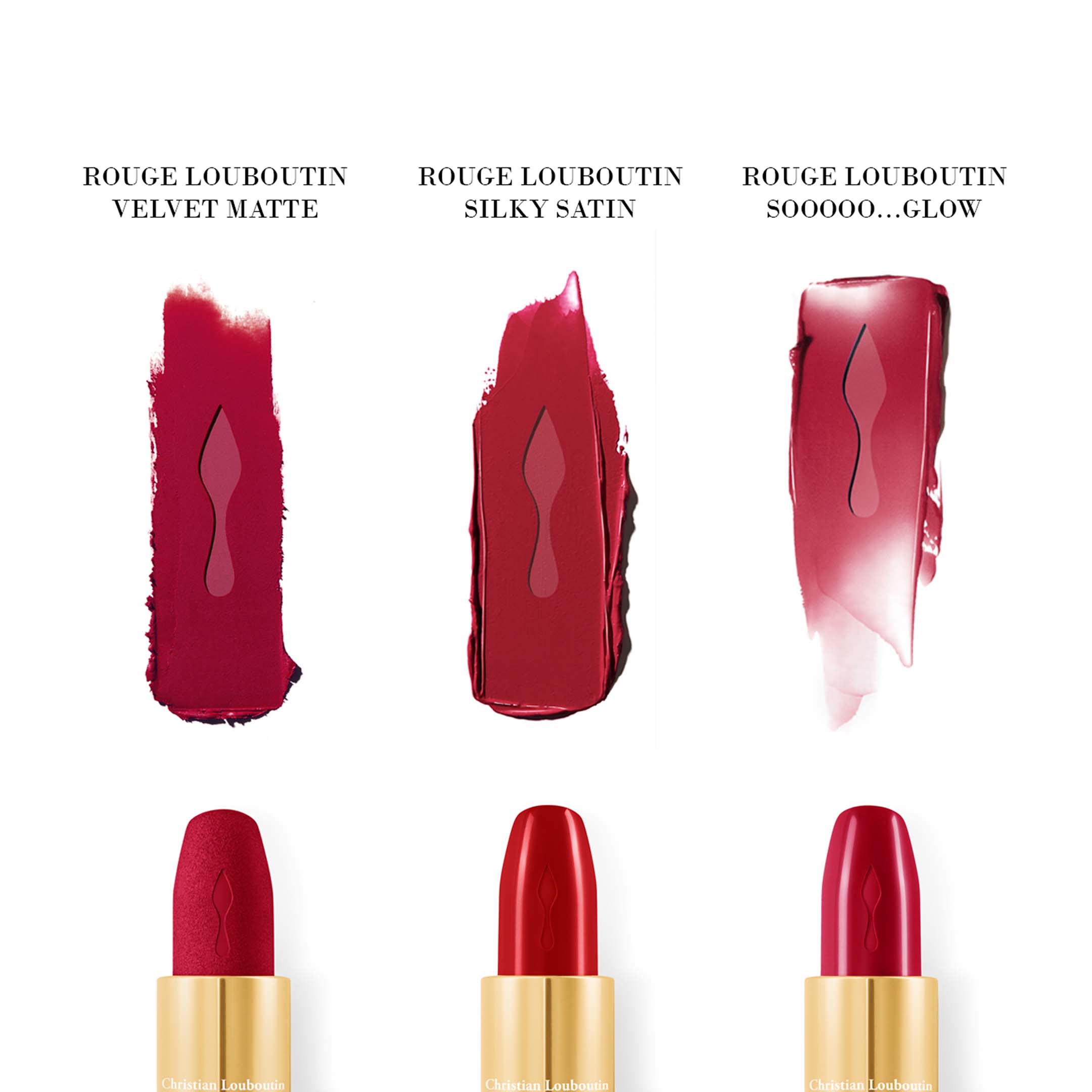Lip Trio Rouge Louboutin Coffret - Rouge Louboutin 001M, Rouge Louboutin 001, Rouge Louboutin 001G