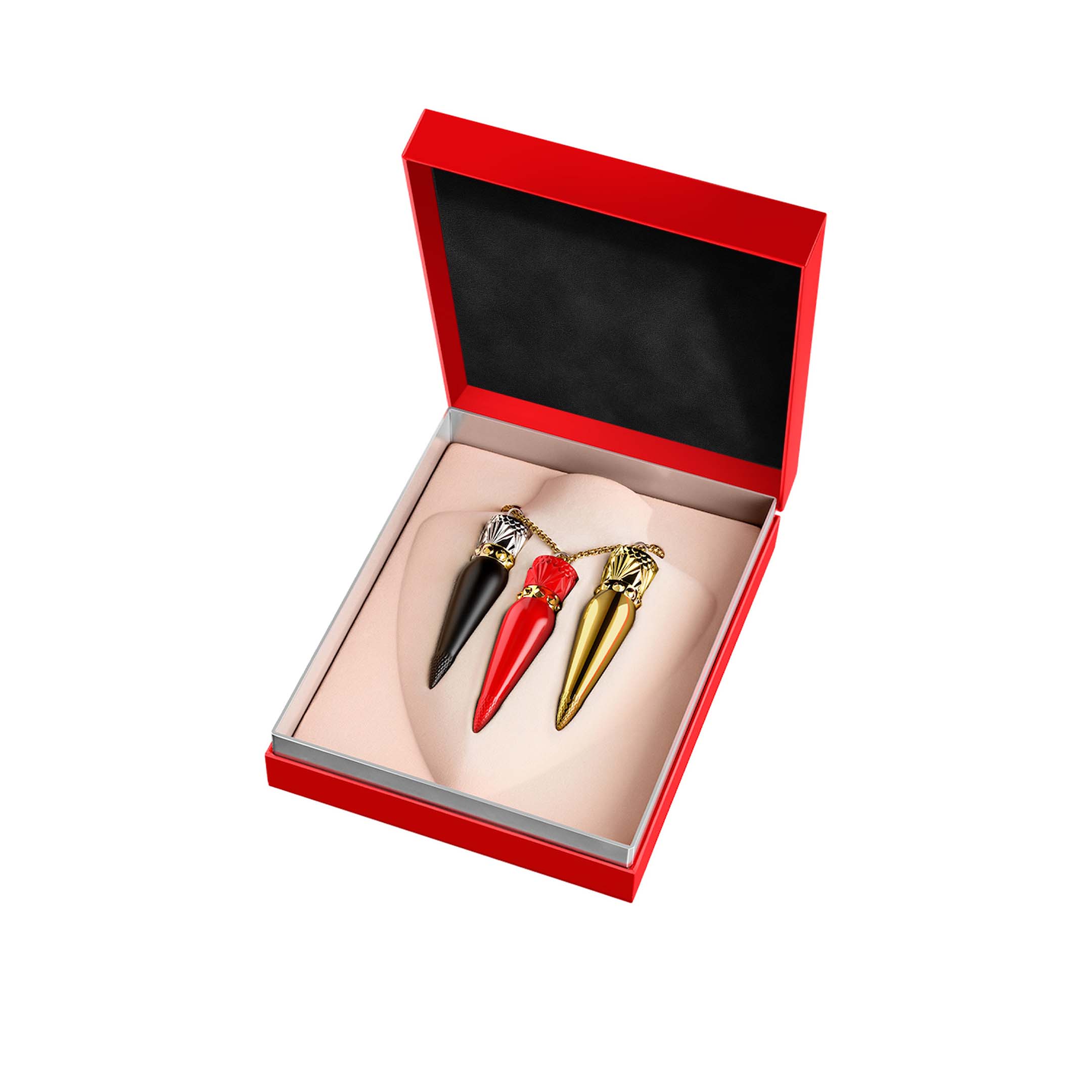 Lip Trio Rouge Louboutin Coffret - Rouge Louboutin 001M, Rouge Louboutin 001, Rouge Louboutin 001G