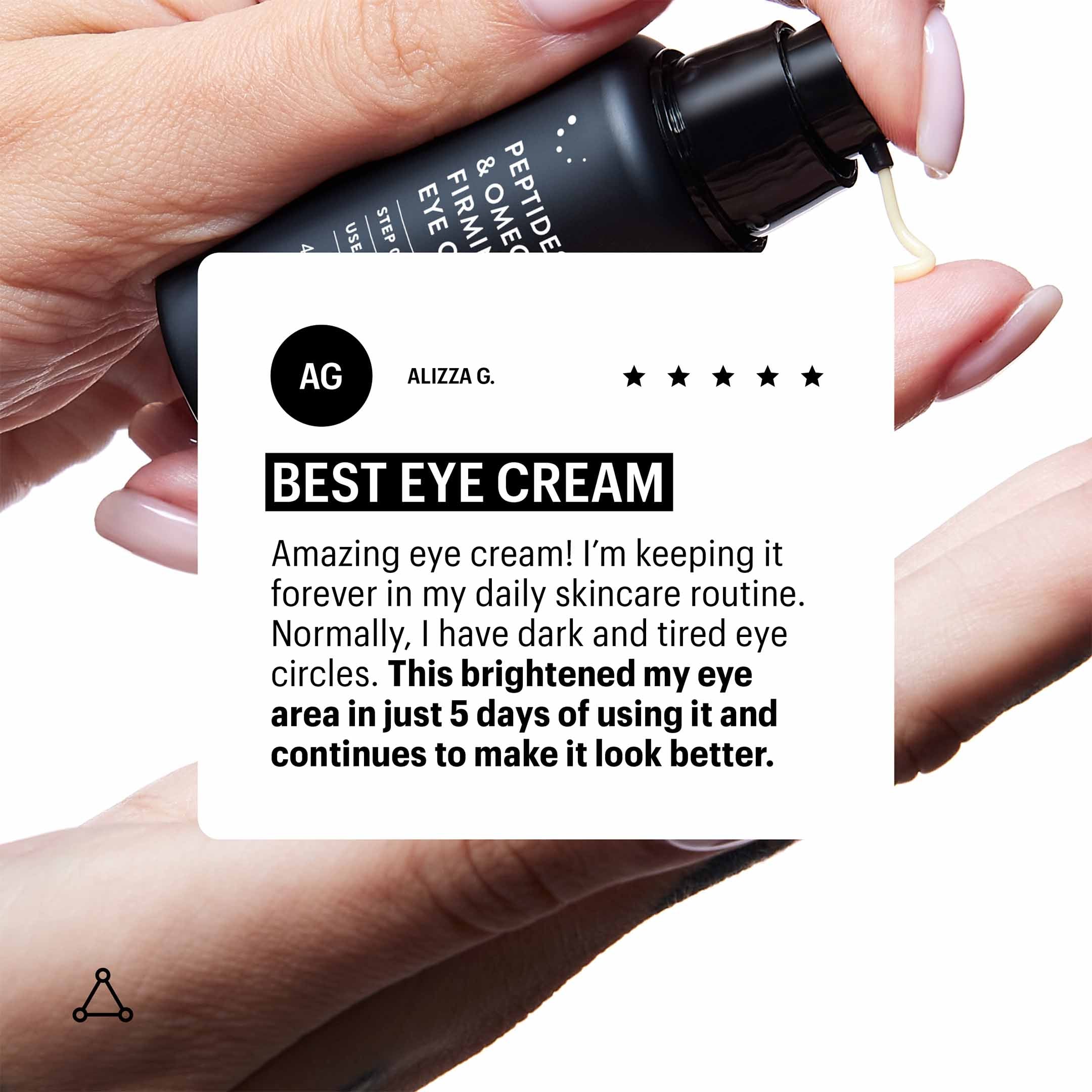 Crème Contour Des Yeux Raffermissante Avec Peptides Et Complexe Omegas