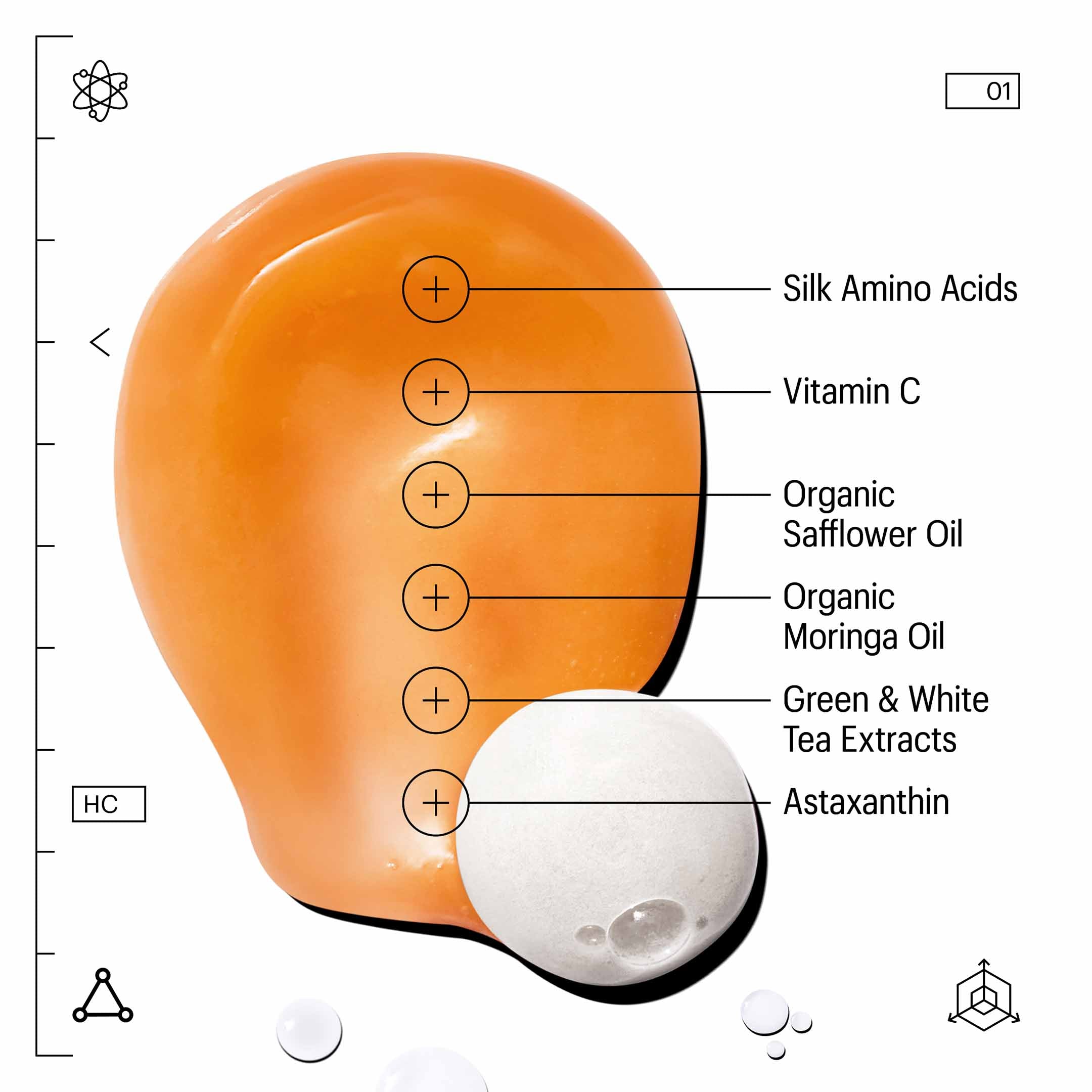Nettoyant Hydratant Visage Aux Acides Aminés De Soie