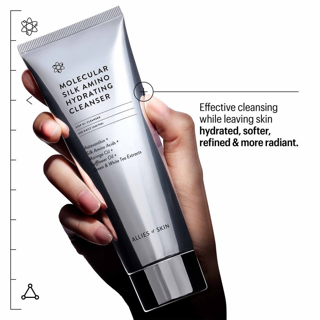 Nettoyant Hydratant Visage Aux Acides Aminés De Soie