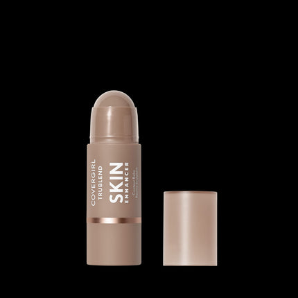 COVERGIRL Trublend Skin Enhancer Contour Balm, 110 Defined, Contour Stick, Vegan Formula, Easy to Use, Glides on Effortlessly, Non-Greasy, Natural Sculpt, 0.21oz