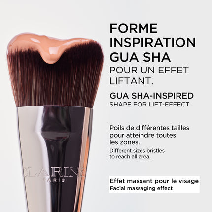 Pinceau fond de teint inspiration Gua Sha