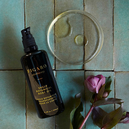 Huile Botanique Transparente Pour Le Corps Gel Douche Agave Bleu + Huile De Figue
