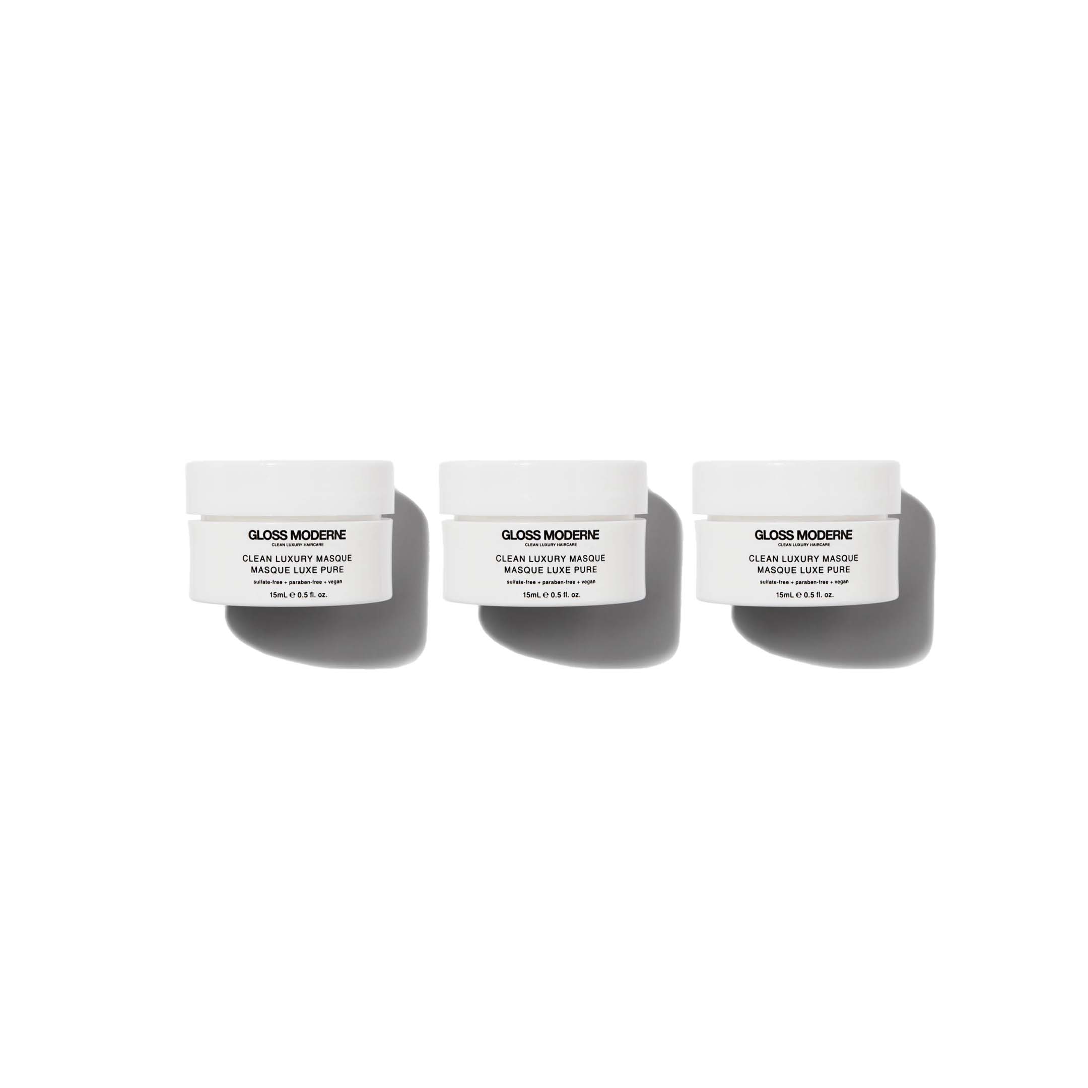 Clean Luxury Hair Masque Travel Trio - Soleil