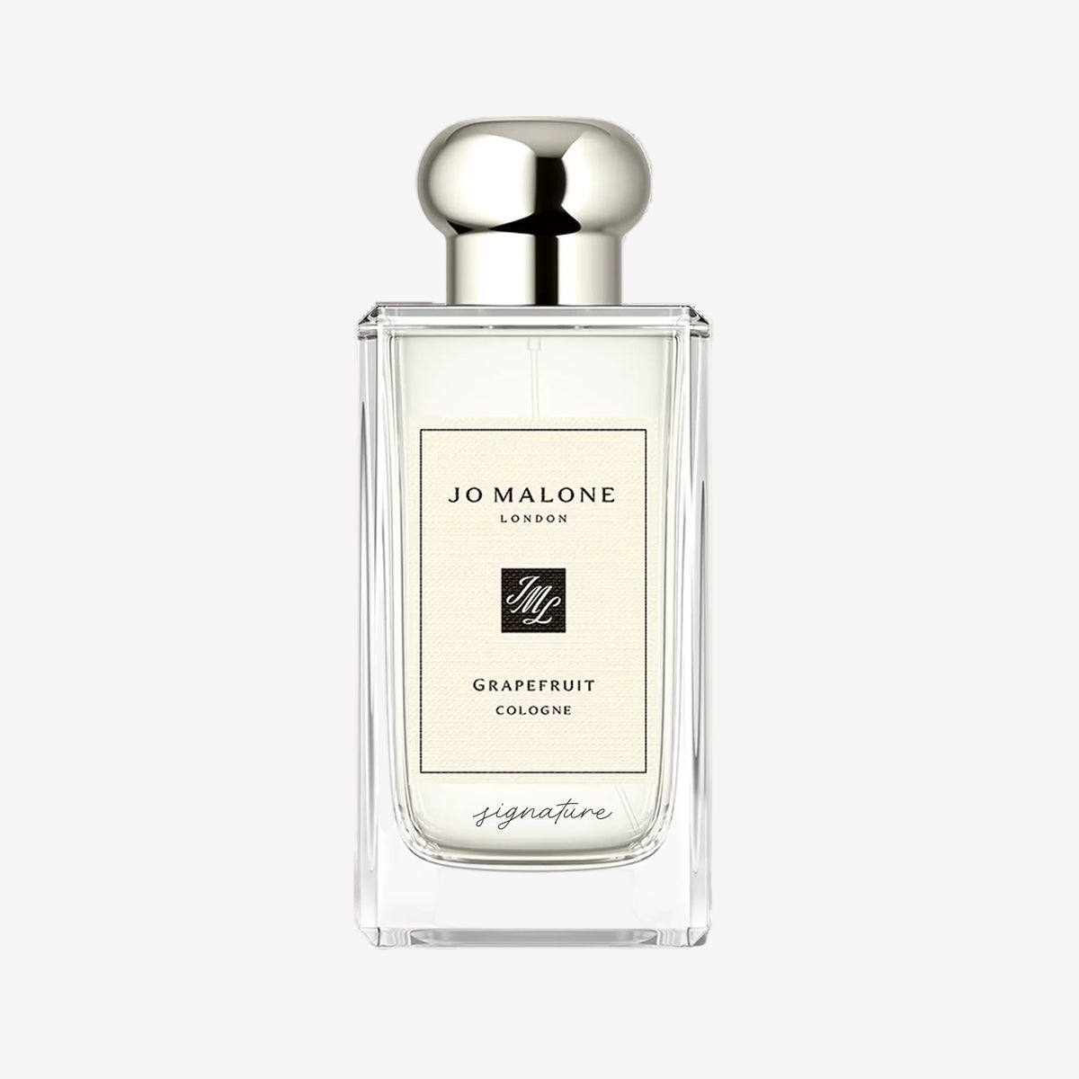 Engraving placement on product – Grapefruit Cologne