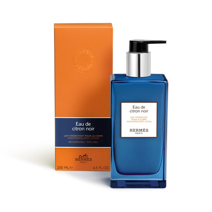 Eau de citron noir, lait hydratant pour le corps