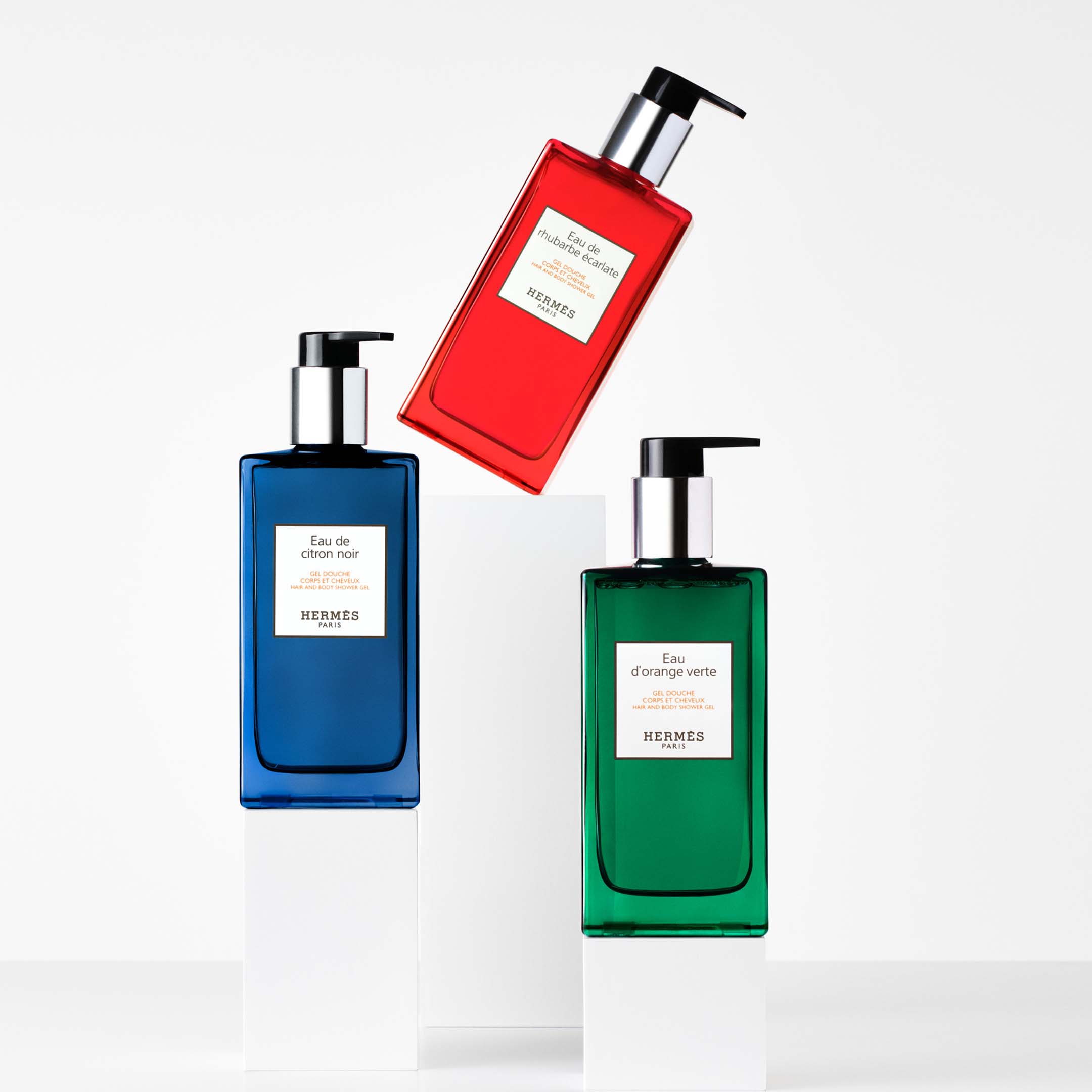Eau de citron noir, gel douche corps et cheveux
