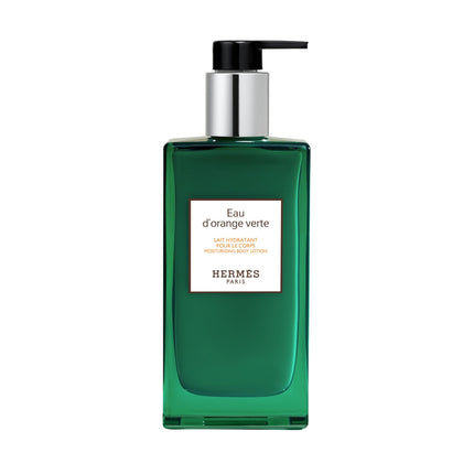 Eau d'orange verte, lait hydratant pour le corps