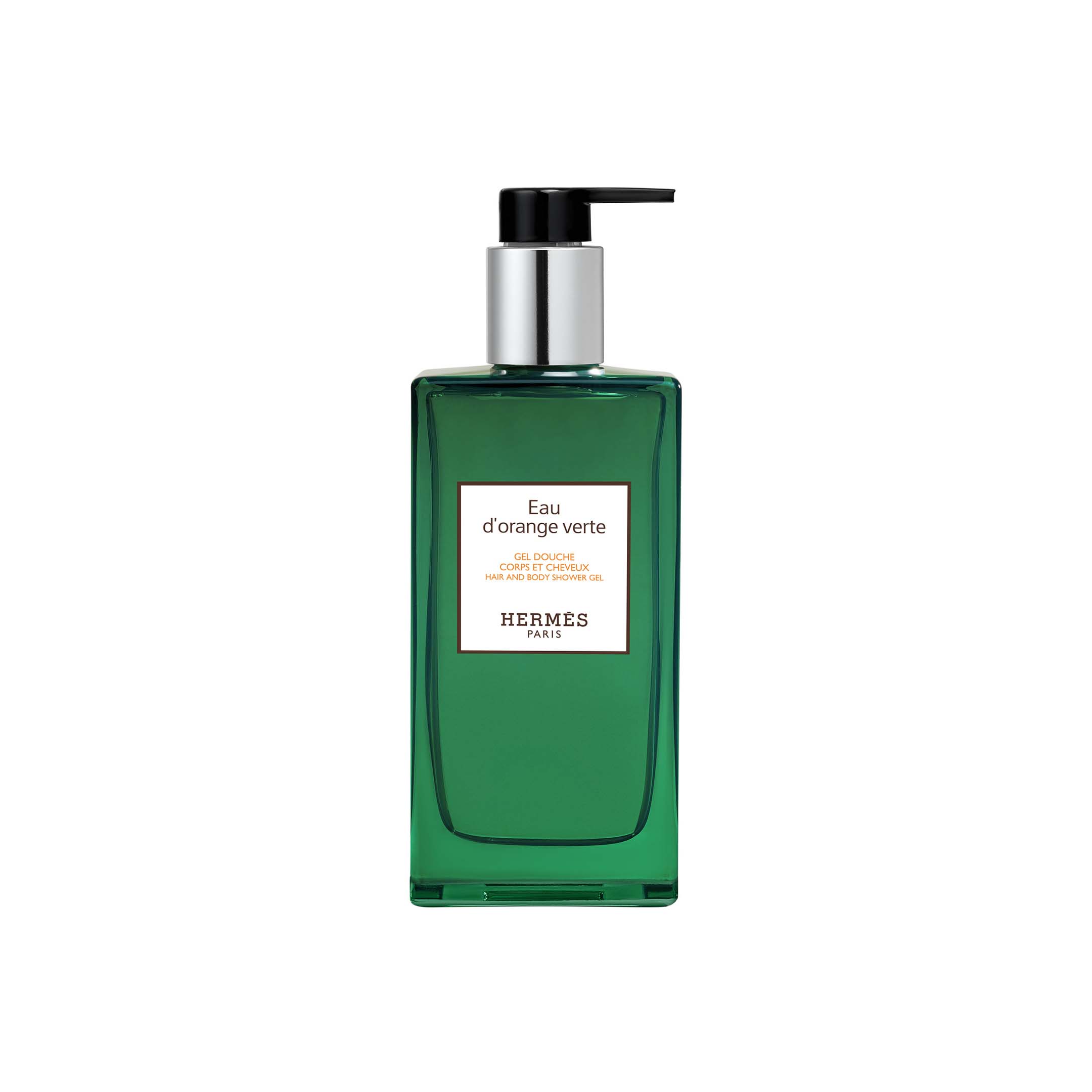 Eau d'orange verte, gel douche corps et cheveux