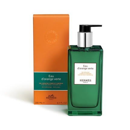 Eau d'orange verte, gel douche corps et cheveux