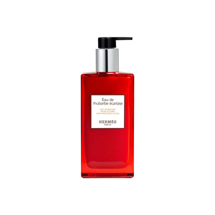 Eau de rhubarbe écarlate, lait hydratant pour le corps