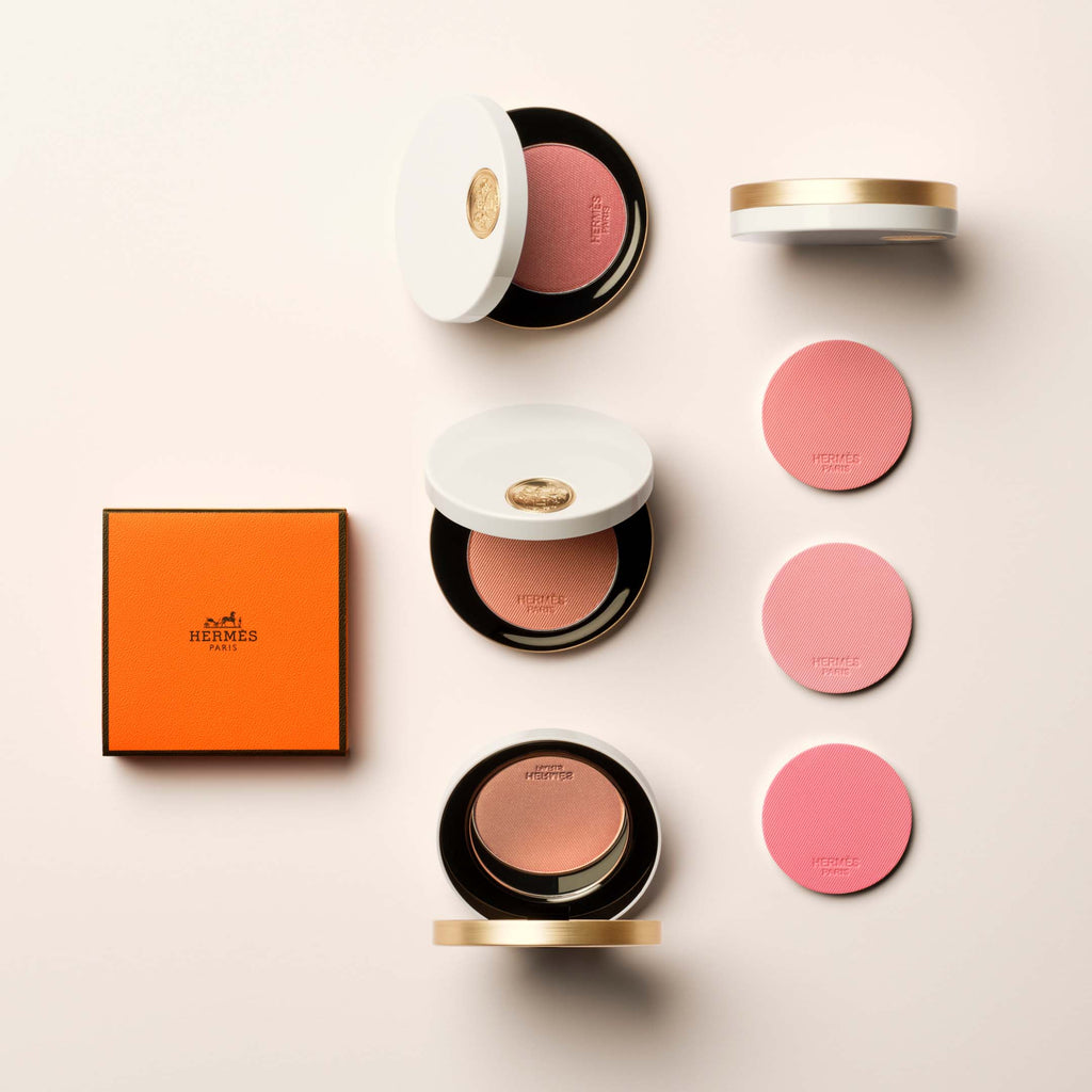 Rose Hermes Silky Blush Powder Refill