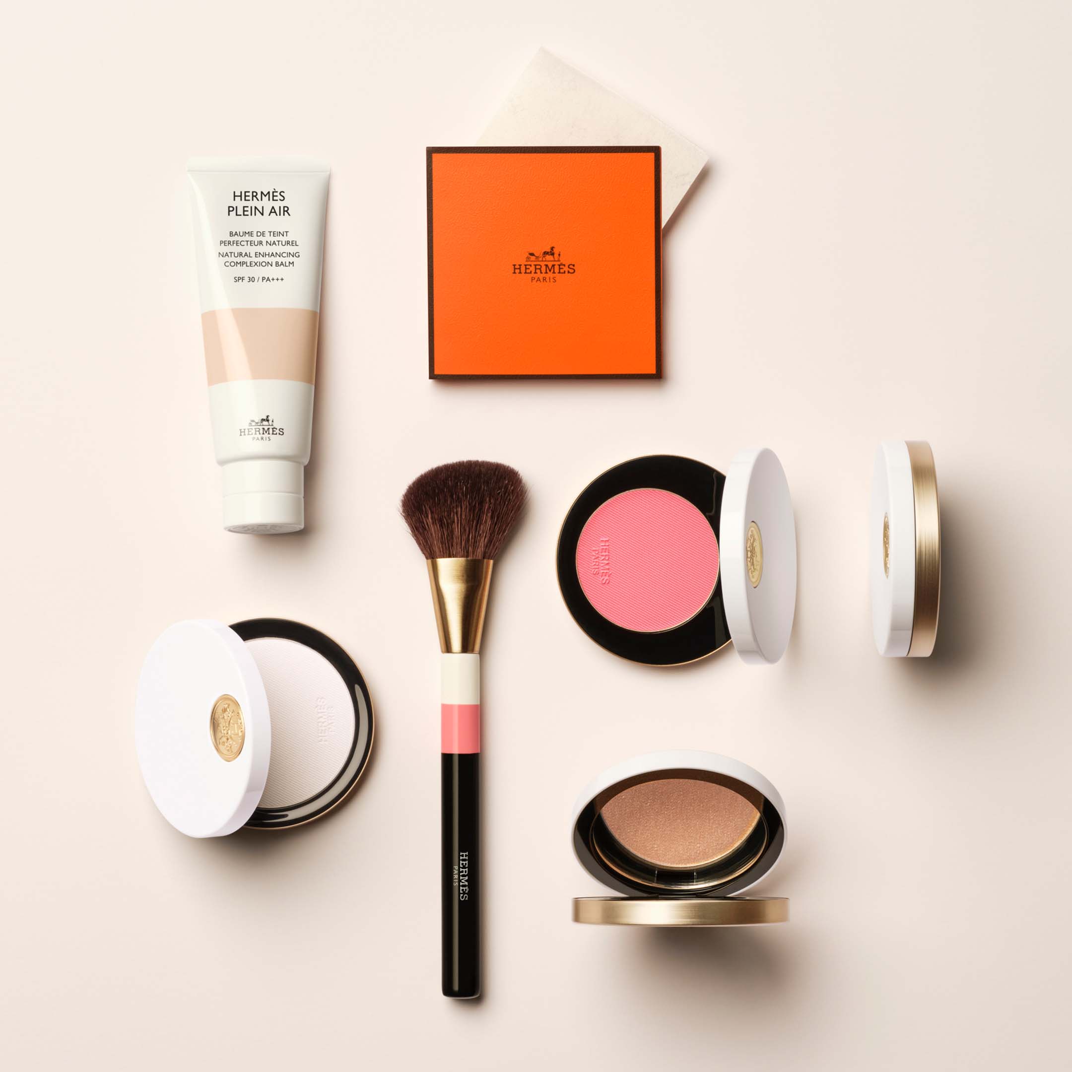 Rose Hermes Silky Blush Powder Refill