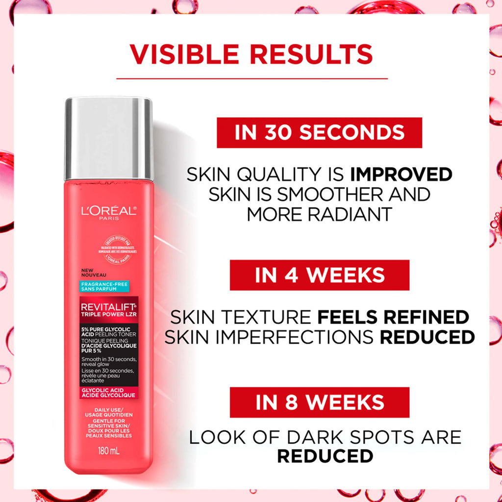 Revitalift Triple Power Lzr Glycolic Acid Peeling Toner