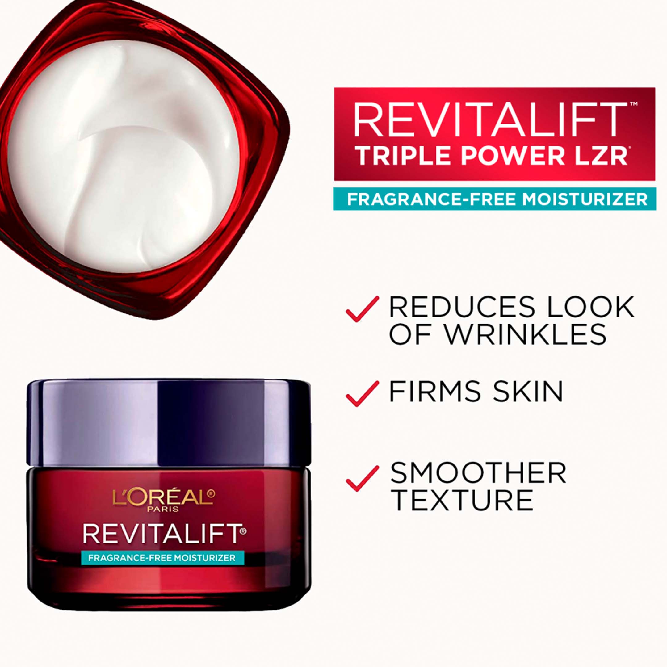 Revitalift Triple Power Lzr Fragrance Free Cream