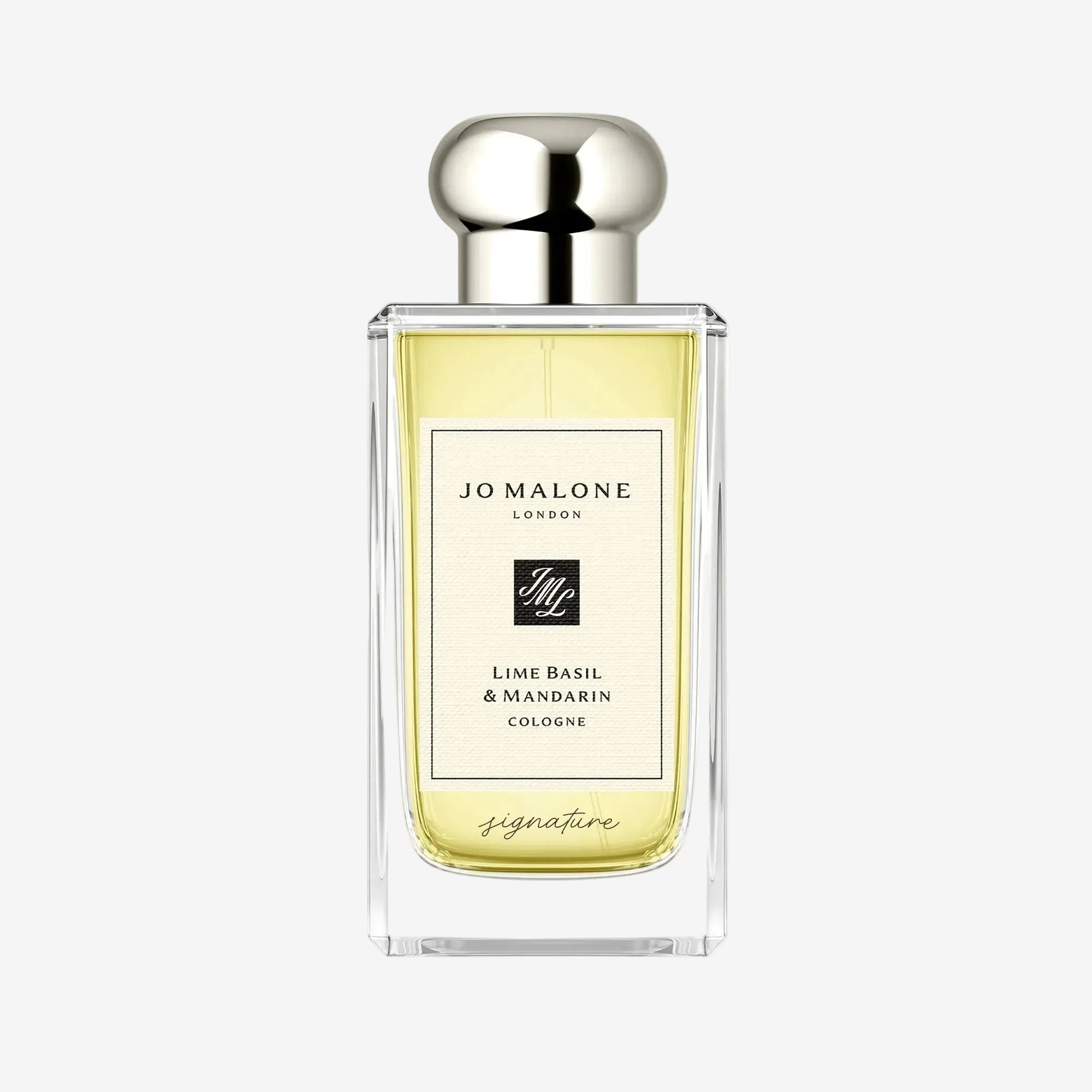 Engraving placement on product – Lime Basil & Mandarin Cologne